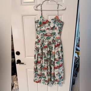 Bernie Dexter Chelsea Dress Home Sweet Home - Rare print